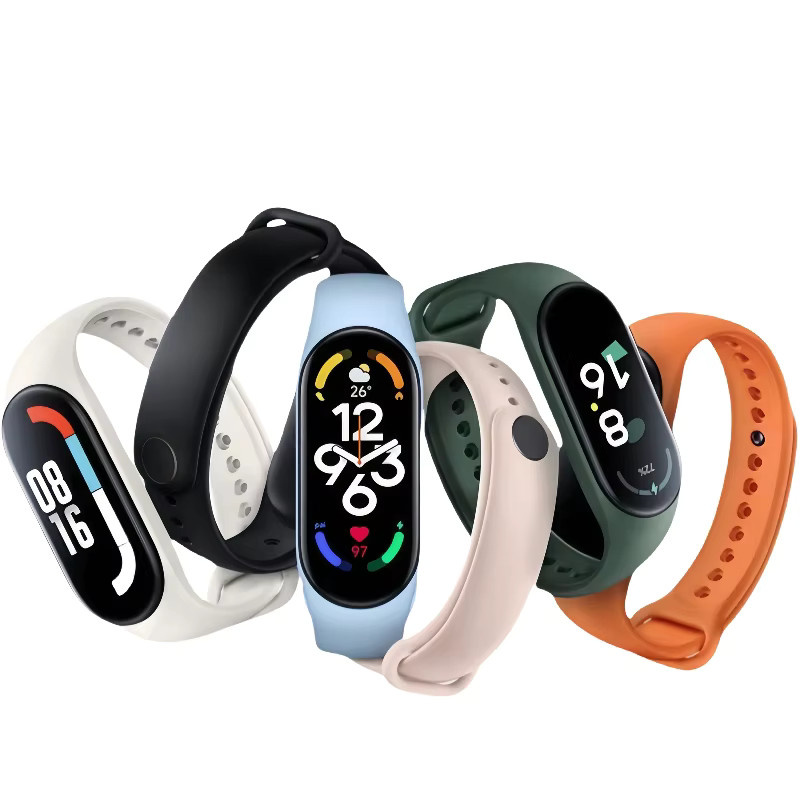 NEY Uhrenarmband Silikon, Schwarz, Unisex, Xiaomi Mi Band 7 6 5 4 3 - Bild 2