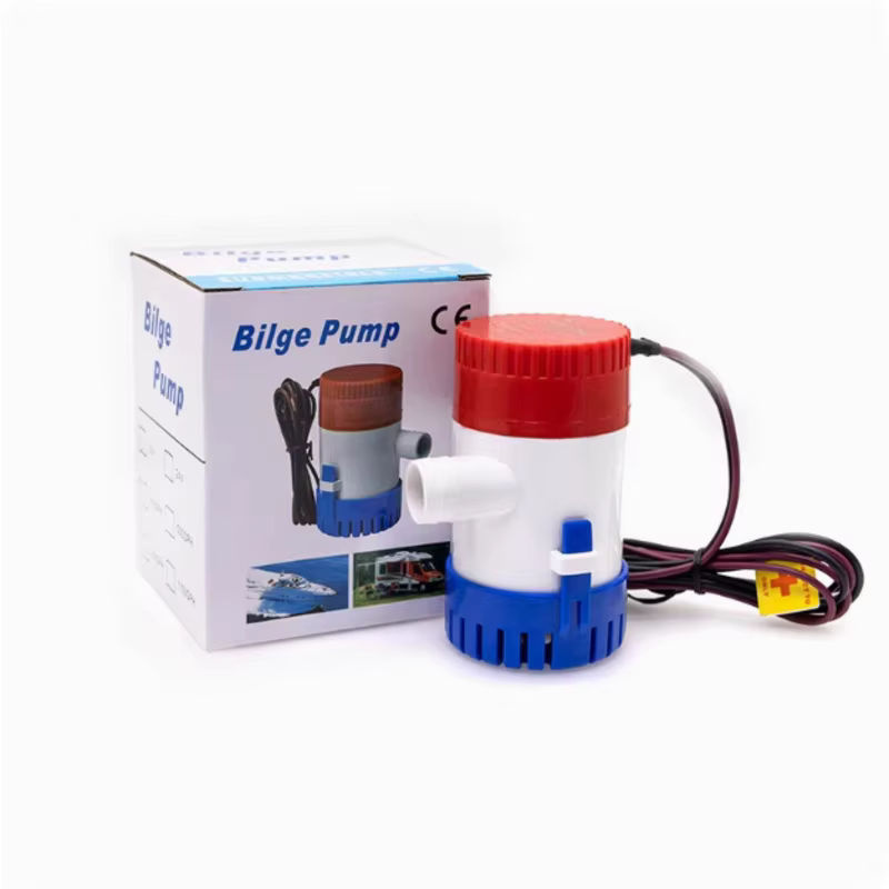 QHJIA Elektrische Unterseepumpe für Schiffe und Wasserflugzeuge, 12V/24V, verschiedene Förderleistungen (350/500/750/1100 GPH) - Bild 4