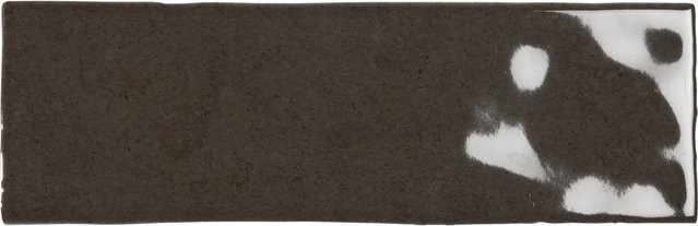 Wandfliese Nolita von UNITED TILE UND MOSAIC aus Keramik, Schwarz, Glänzend, Breite: 6,5 cm, Höhe: 20 cm - Bild 1