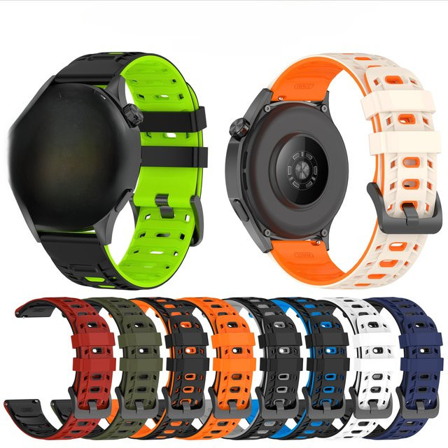 QCTOG Uhrenarmband Silikon, 22 mm, Unisex - Bild 1