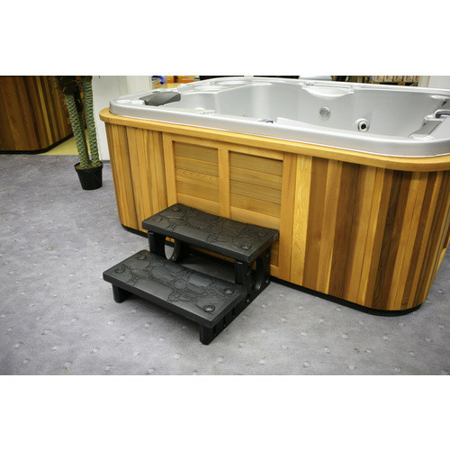 Steinbach Doppelstufe aus Kunststoff für Whirlpools, schwarz, B/T/H: 22 x 33 x 70 cm - Bild 4