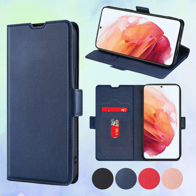 Luxus Flip Leder Handyhülle für Infinix Smart 10 10Plus 9 9HD 8 8Plus 8 Pro 7 4 in Weiß - Bild 1