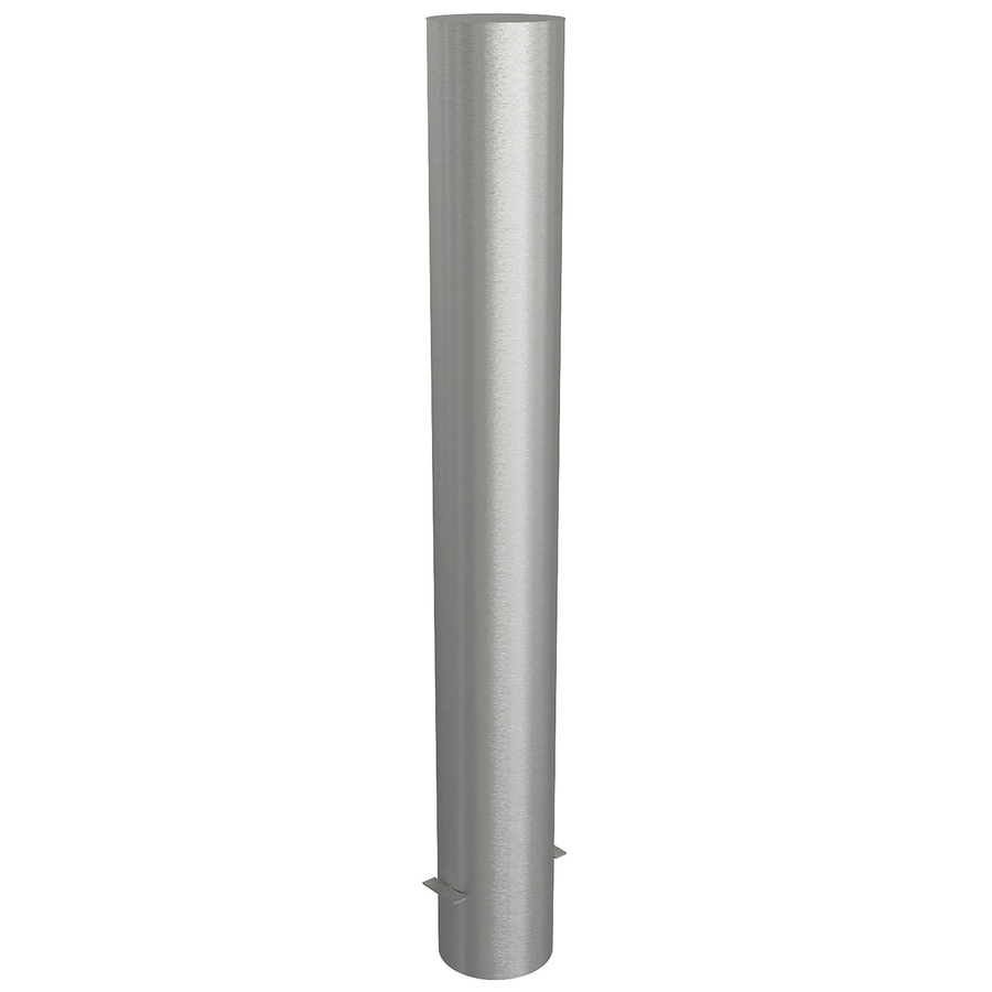 Schake Edelstahlpoller zum Einbetonieren mit Erdanker, Farbe Silber matt, Durchmesser: 15,4 cm, Höhe: 120 cm - Bild 2