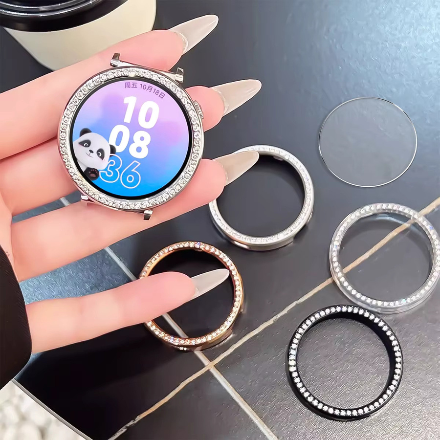 OAKCHARM Uhrenzubehör PC-Gehäuse, gehärtetes Glas, Huawei Watch GT6 41 mm - Bild 4