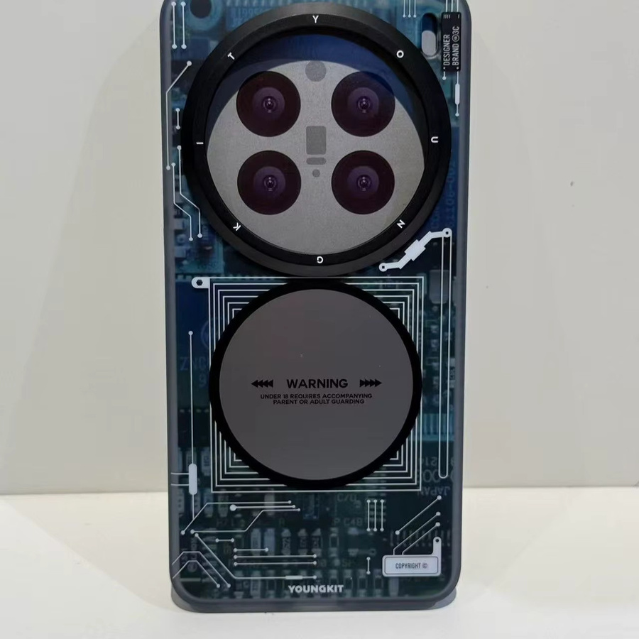 YOUNGKIT Magnetische Hülle für Vivo X200 Pro und VIVO X200 PRO MINI mit Micro Matte Rückseite in Schwarz - Bild 3
