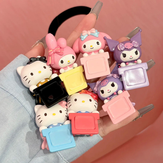 Bandai Sanrio Kuromi My Melody Bow Sweetheart Papa, Anime Figur - Bild 1