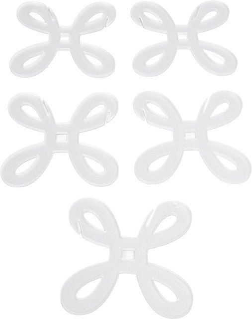 GoolRC Garnspulen Organizer aus Acryl, 5 Stück, Transparent/Weiß - Bild 1