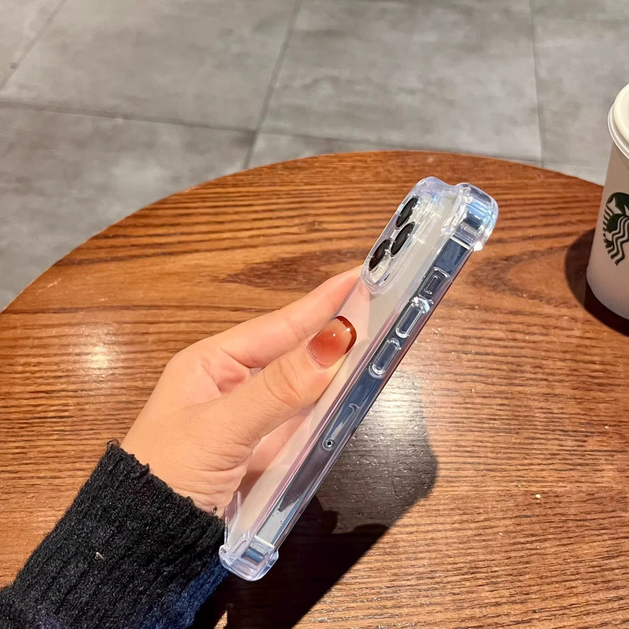 Ricestate Stoßfeste iPhone Schutzhülle mit Vier-Ecken-Airbag in Transparent für iPhone 17 16 15 14 13 12 11 Pro Max Mini Plus SE - Bild 2