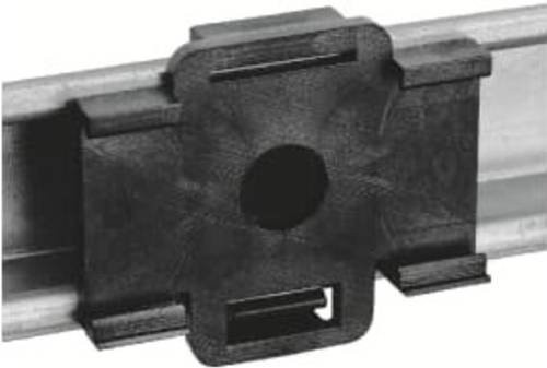 ABB CM-CT-A Schnappbefestigung für DIN-Schienenbefestigung, Schwarz, 10 Stück - Bild 1