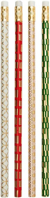 Rico Design Paper Poetry Bleistifte Jardin Japonais grafisch 4er-Set Mehrfarbig - Bild 1