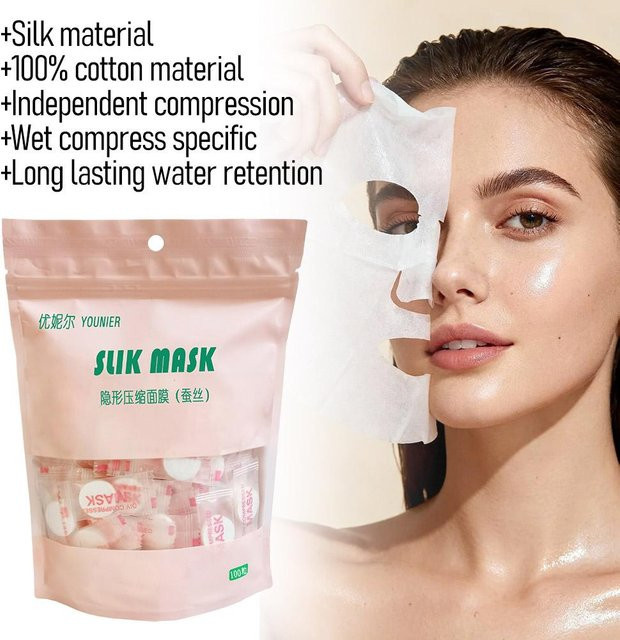 Einweg-Komprimierte Gesichtsmaske, Unisex - Bild 1
