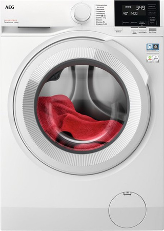 AEG Lavamat LR6F60400 Stand-Waschmaschine mit Frontlader, weiß, 10 kg, 1400 U/min, Aquastop