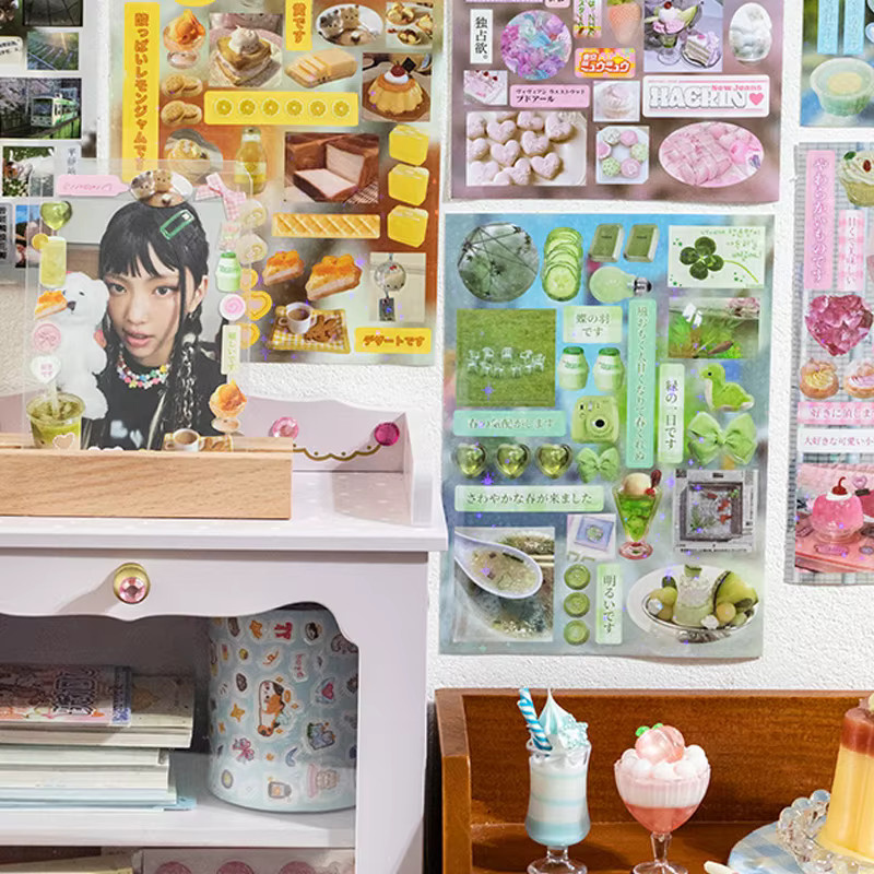 Mr. Paper Japanisches Manga-Stil Aufkleberbuch in Multicolour für DIY-Telefonhüllen und Tagebücher - Bild 2