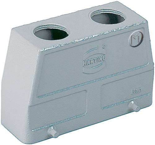 HARTING Tüllengehäuse 19 30 016 0465 19300160465 aus Kunststoff in Grau - Bild 1