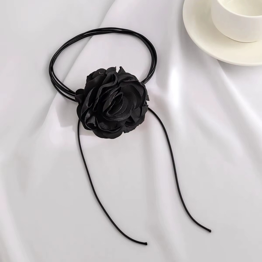 Ingemark Halskette, Rose Blume, Satin Oberfläche, Damen - Bild 2