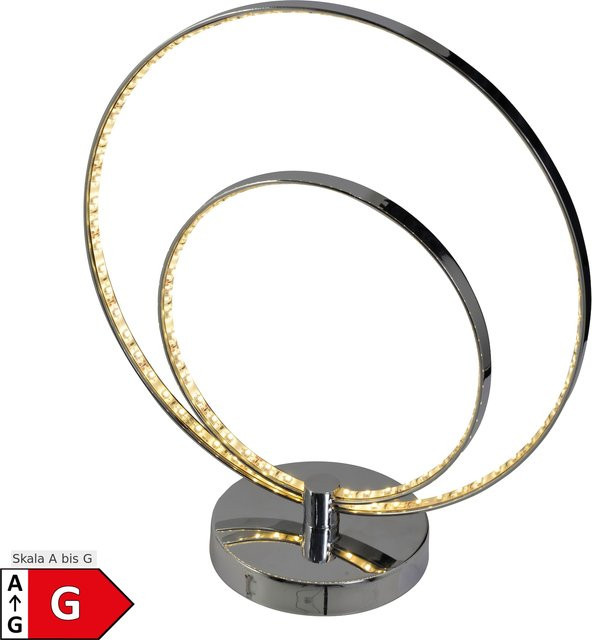 Näve LED Tischleuchte Universe Chrom Metall B/T/H: 18 x 35 x 38,5 cm - Bild 1