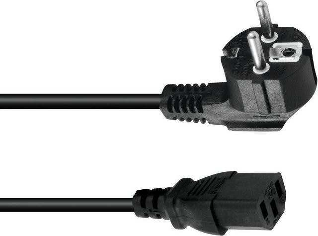 Omnitronic Kaltgeräte Netzkabel 3x1,5 in Schwarz, Länge: 10 m - Bild 1