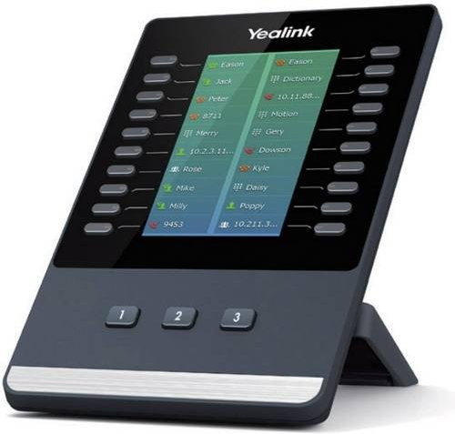 Yealink EXP50 LCD Funktionstasten-Erweiterungsmodul in Schwarz und Grau - Bild 3