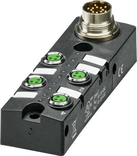 Phoenix Contact 1197406 Sensor-Aktor-Box aus Metall in Schwarz - Bild 1