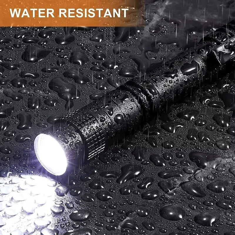 XIWANGFIRE Super Mini LED Taschenlampe Tragbares Stiftlicht aus Metall in Schwarz - Bild 2