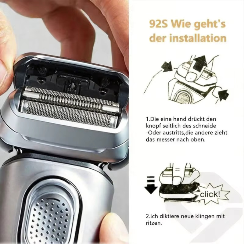 Braun Elektrischer Ersatz-Rasierkopf für Series 9/9Pro, Herren - Bild 5