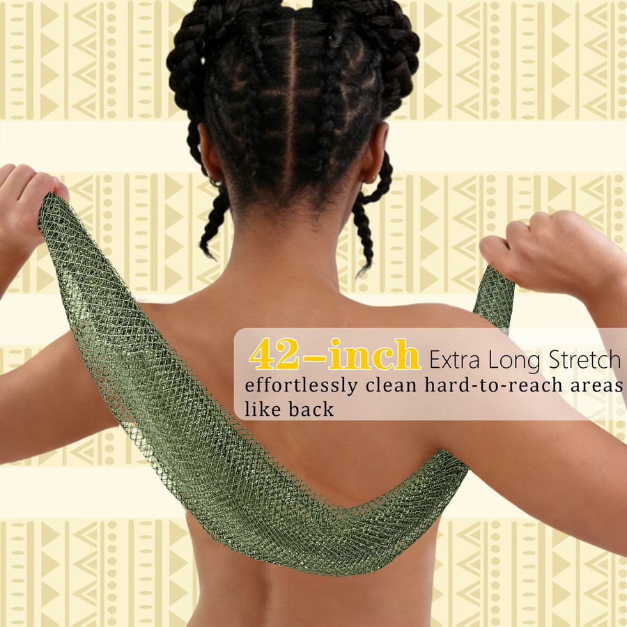 PeaKalo Afrikanischer Netzschwamm, 2 Stück, Unisex, Green - Bild 5