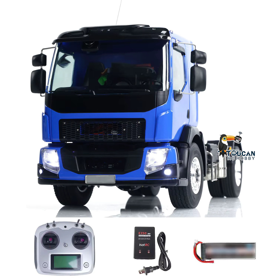 LESU RC Traktor-Truck, ferngesteuertes Auto, 1:14, Metallchassis, mit Lichtern und Geräuschen - Bild 3