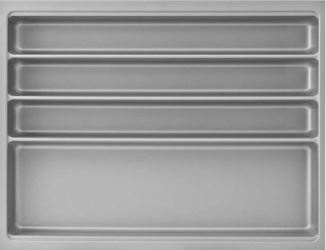 Agoform Besteckeinsatz-Set Scoop-2 mit Trenner aus Kunststoff in Silber, B: 47,4 cm, T: 61,6 cm, H: 5,9 cm - Bild 1