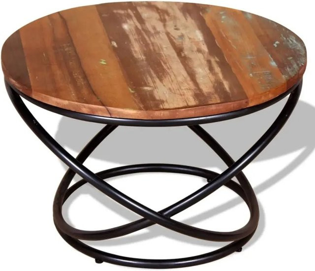 vidaXL Couchtisch aus Massivholz in Antik-Optik, quadratisch, B/T/H: 60 x 60 x 40 cm - Bild 1