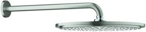 Grohe Rainshower C Kopfbrauseset in Chrom mit Rundkopfbrause und 38 cm Brausearm, wassersparend und mit Anti-Kalk-Funktion - Bild 1