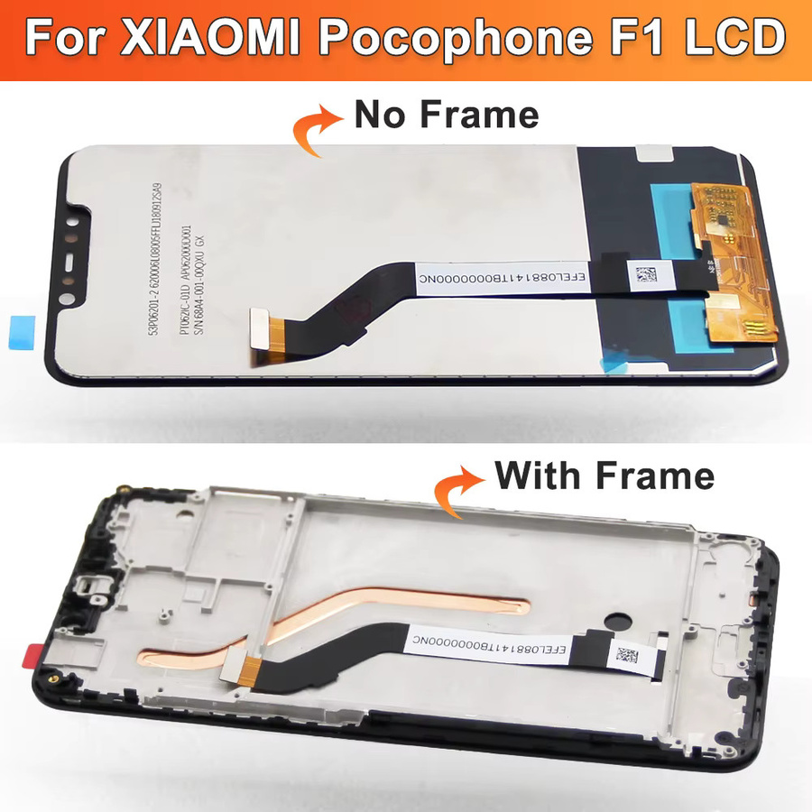 Xiaomi Poco F1 LCD Display mit Touch Screen Digitizer Montage in Schwarz, 6.18 Zoll - Bild 3