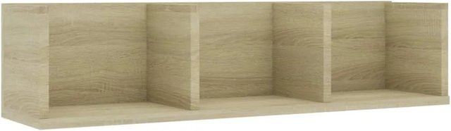 vidaXL CD-Wandregal aus Holzwerkstoff in Sonoma-Eiche, B/H/T: 75 x 18 x 18 cm - Bild 1