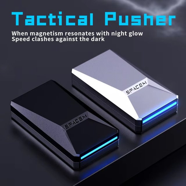 YIJOO Xiangju Pickup EDC Magnetischer Mechanischer Push-Card Metall Stressabbau-Spielzeug Finger-Spinner PAPPY Münz-Stressreduzierer Gadget - Bild 1