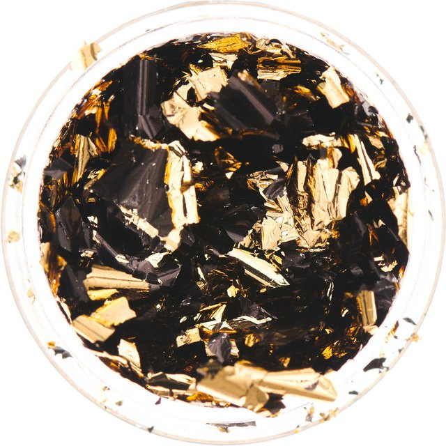 Rico Design Blattmetall für Resin in Gold und Schwarz - Bild 1