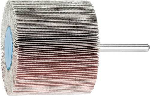 PFERD Korund Fächerschleifer A240 für Feinschliff und Finish, Durchmesser: 60 mm, Breite: 50 mm, Schaft-Durchmesser: 6 mm, 10 Stück - Bild 1