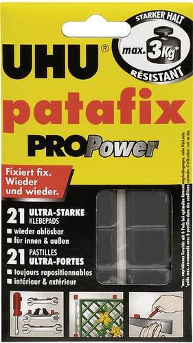 UHU Patafix PROPower Klebemasse Weiß, 21 Pads - Bild 1