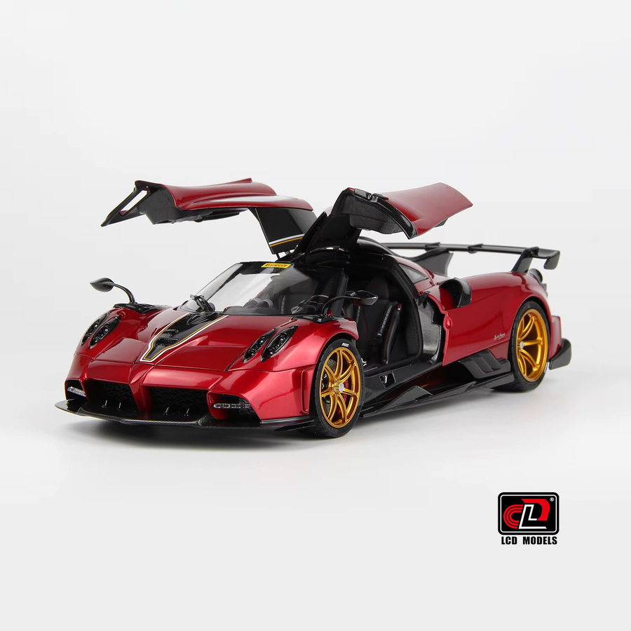 LCD CLD Pagani Imola Druckgussmodell im Maßstab 1:18, Silber, Metallmodell für deine Sammlung - Bild 2