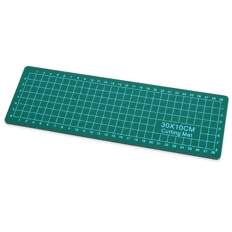 QIANKONG Selbstheilende Schneidematte aus PVC, doppelseitig, Grün, Breite: 30 cm, Tiefe: 10 cm - Bild 2
