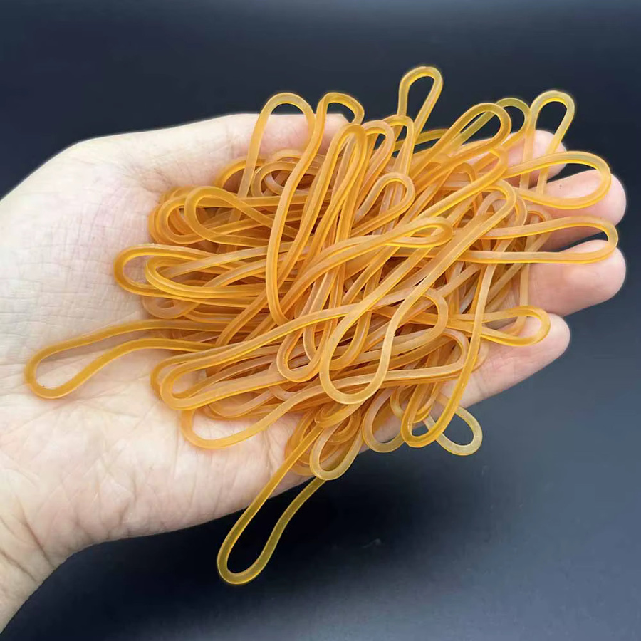 500 Stück elastische Gummibänder in Gelb für Büro und Schule - Bild 3