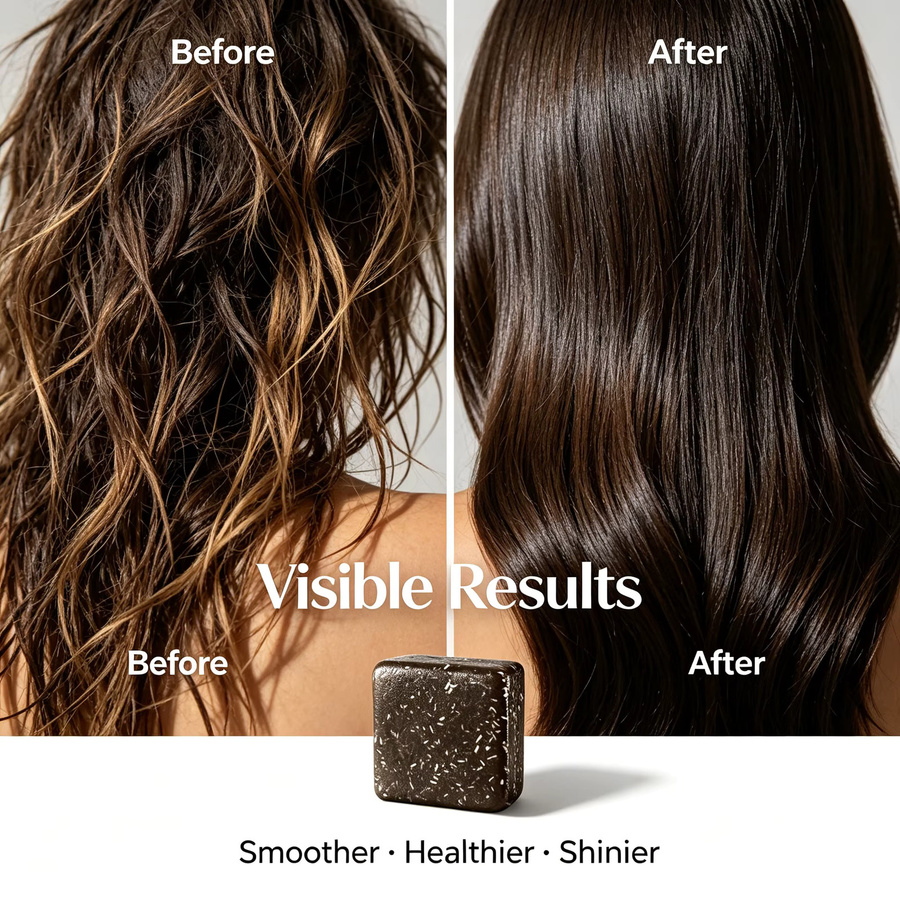 HOEGOA Rosmarin-Shampoo-Riegel, 100 g, Unisex, mit Rosmarinöl - Bild 4