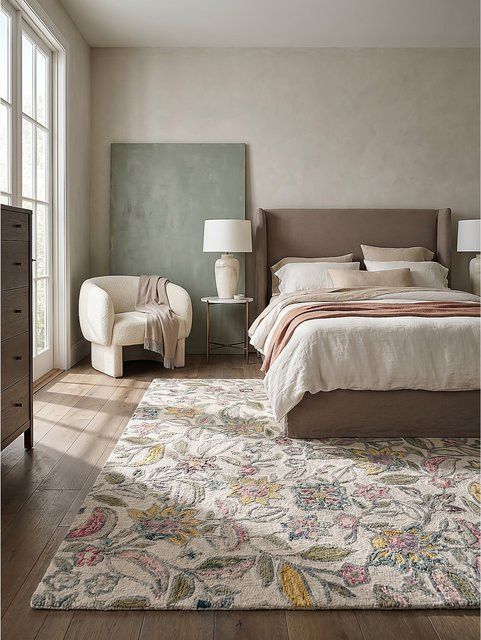 Wollteppich Kadima Design floral bunt B/T: 200 x 290 cm - Bild 1