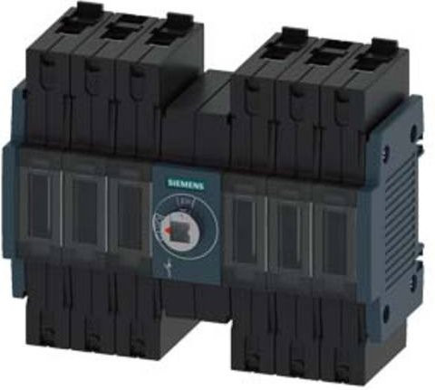 Siemens Lasttrennschalter 6polig 63A 4 Wechsler 1200V Schwarz 3KD26602ME200 - Bild 1