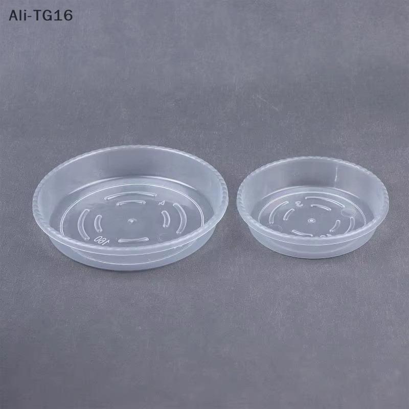 10er Set JETTING Blumentopf Untersetzer aus Kunststoff, rund, transparent - Bild 2