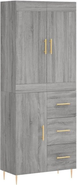 vidaXL Highboard Grau Sonoma Modern Wandmontiert B/T/H: 69,5 x 34 x 180 cm - Bild 1