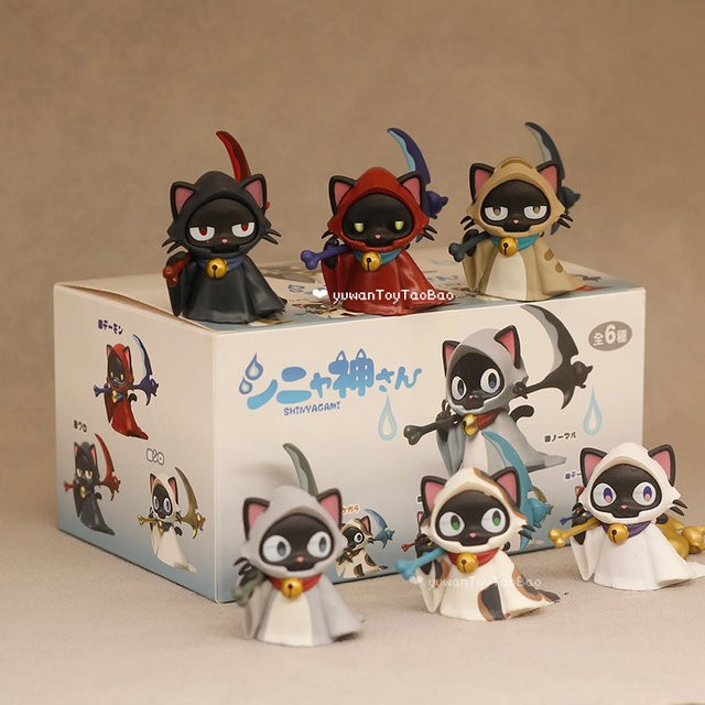 Bandai Japanische Shinigami-Katzen-Blindbox, Einzelfigur, Bunt / Mehrfarbig - Bild 1