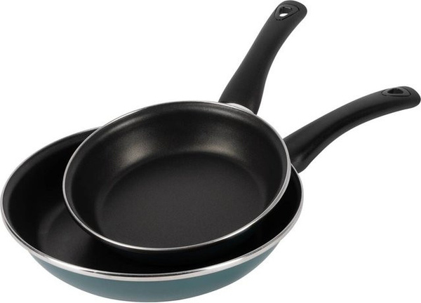 BERGNER Pfannenset CLASSIQUE aus Aluminium, 2-teilig, grün