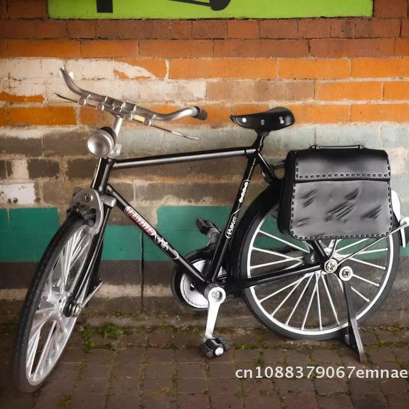 ZYAS Fahrradmodell, Retro-Bausatz, Metall, Schwarz - Bild 3