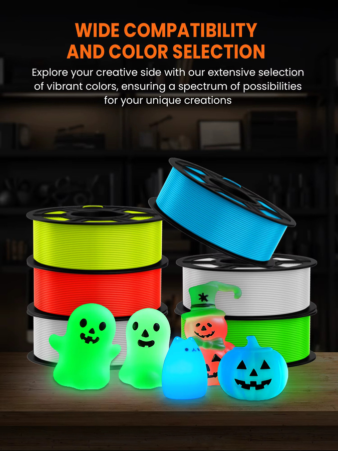 JAYO 3D-Druckerfilament Set mit 4 Rollen, Multicolour, Durchmesser: 1,75 mm, für FDM-Drucker - Bild 4