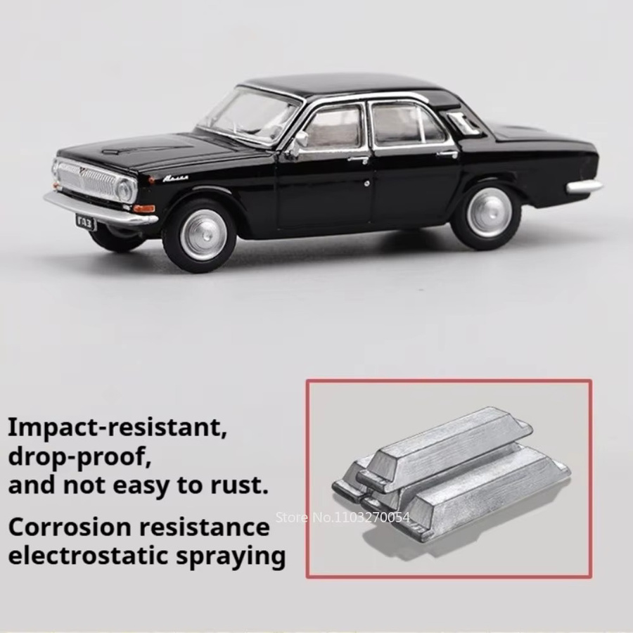 RMZ city GAZ-24 GAZ-12ZIM LADA 2105 2101, Miniaturfahrzeug, 1:64, Metall - Bild 3