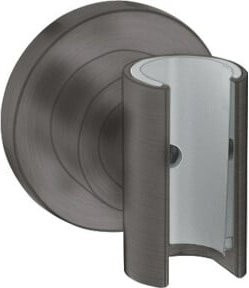 Hansgrohe Axor Citterio Brausehalter fest, rund, Messing, matt brushed black chrome - Bild 1